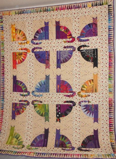 Cat CLA1010183Q Quilt Blanket