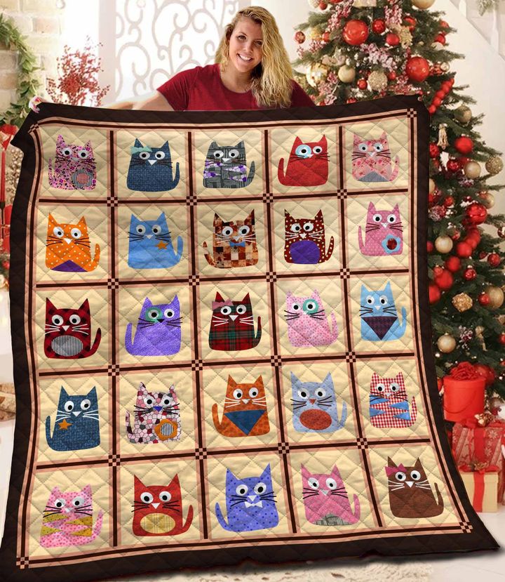 Cat CLA11110023Q Quilt Blanket