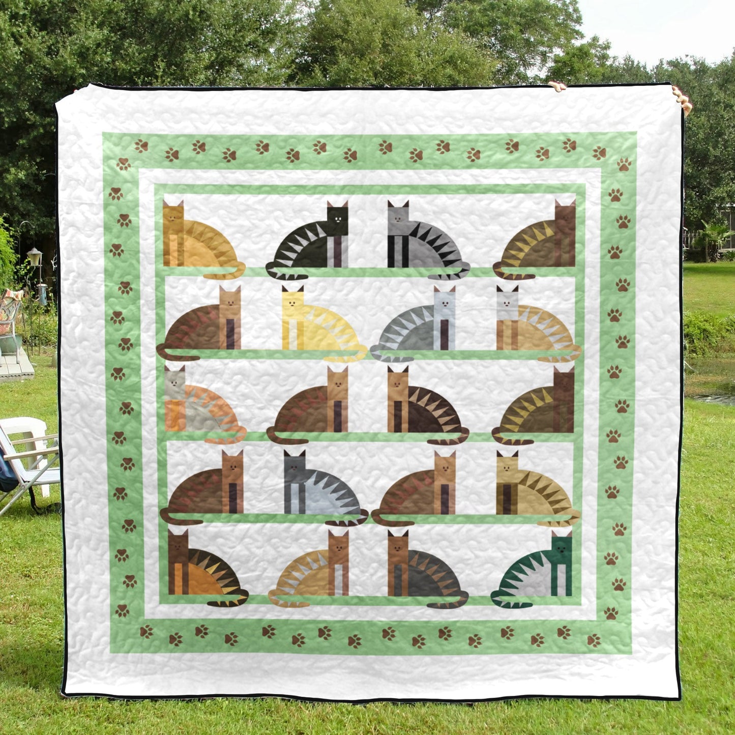 Cat CLA1510058Q Quilt Blanket