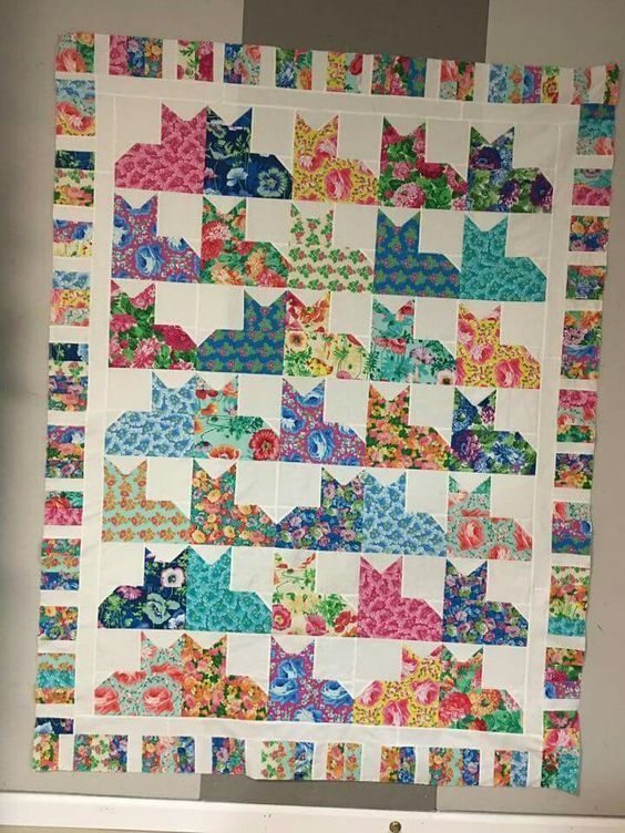 Cat CLA190629 Quilt Blanket