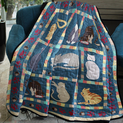 Cat CLA200635 Quilt Blanket