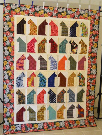 Cat CLA200640 Quilt Blanket