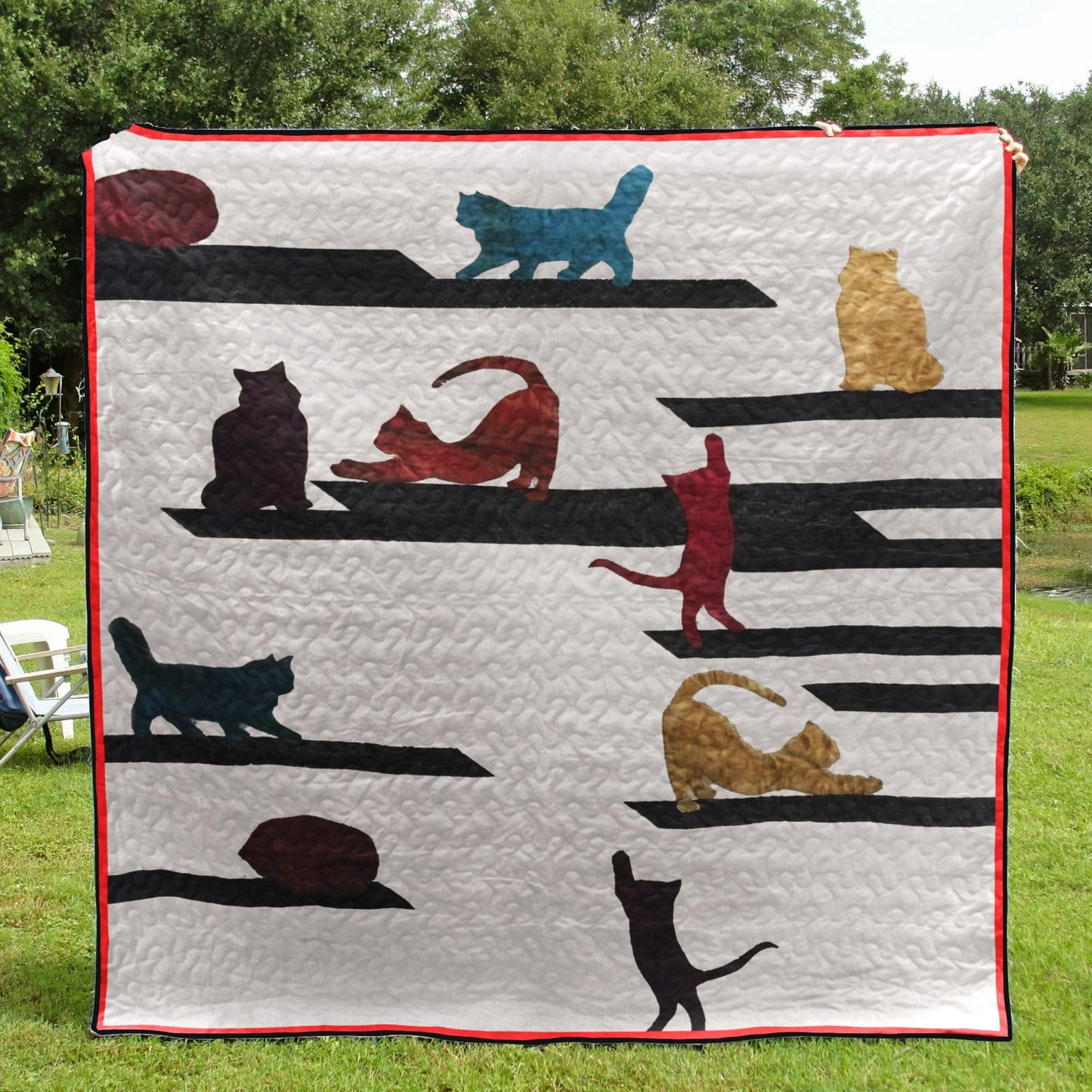 Cat CLA200676 Quilt Blanket