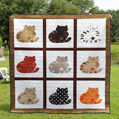 Cat CLA210612 Quilt Blanket