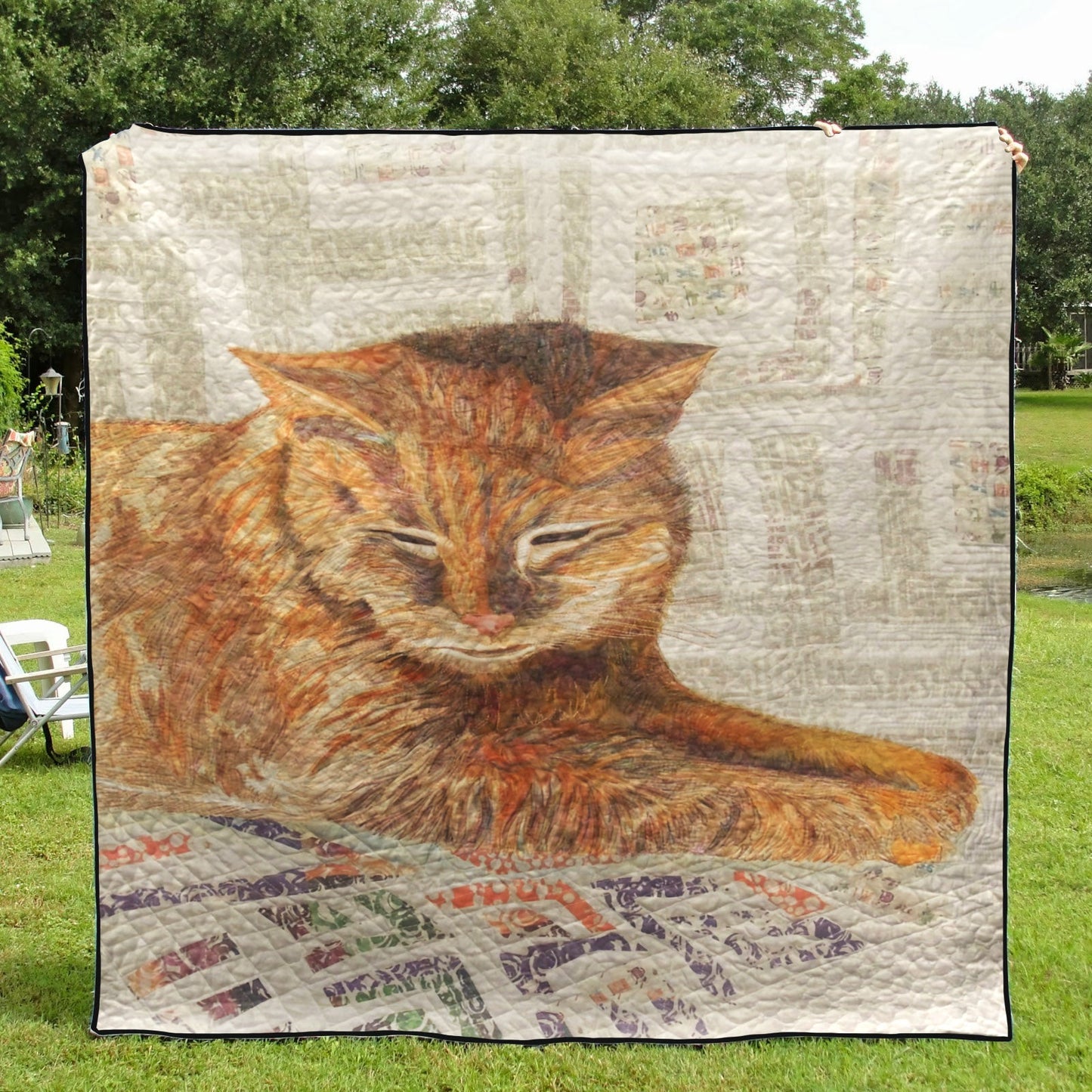 Cat CLA2510132Q Quilt Blanket