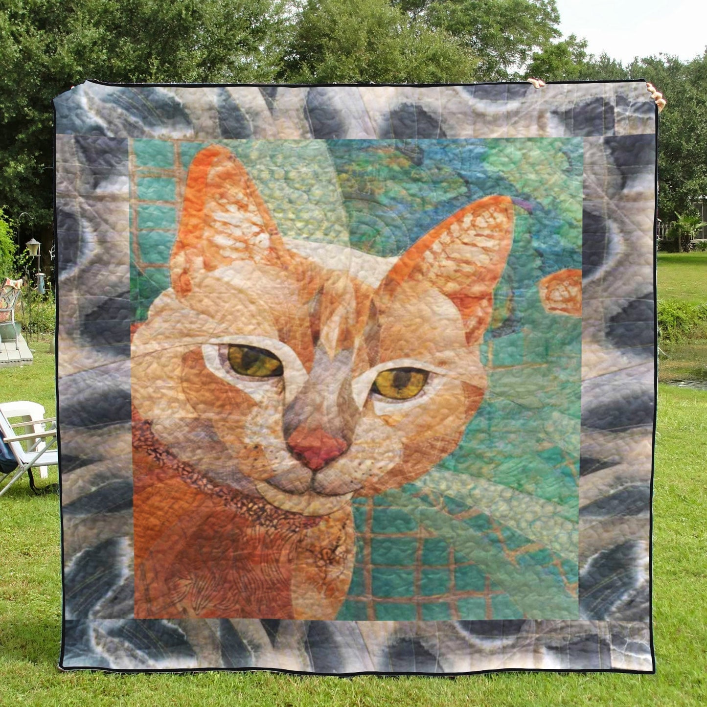 Cat CLM0411089 Quilt Blanket