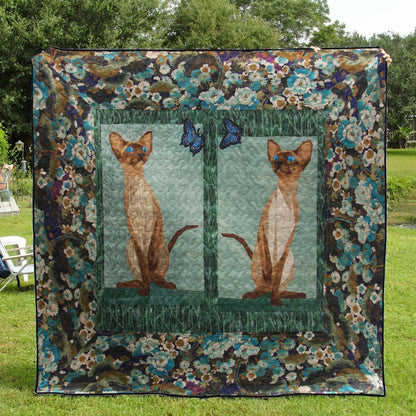 Cat CLM2111160 Quilt Blanket