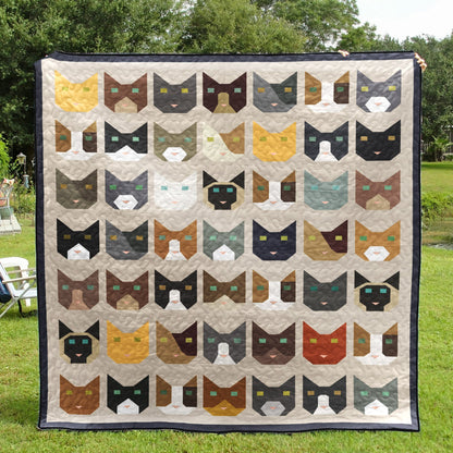 Cat CLM2211129 Quilt Blanket