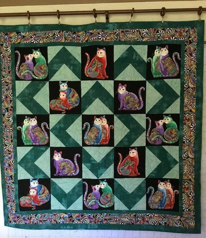 Cat CLP020718 Quilt Blanket