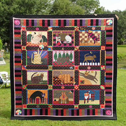 Cat CLP210616 Quilt Blanket