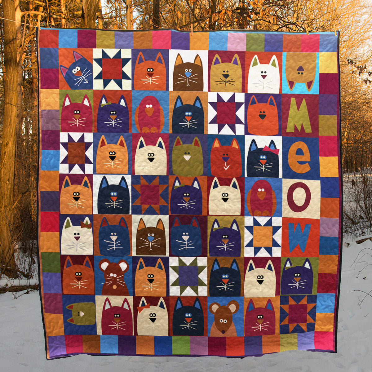 Cat CLP250616 Quilt Blanket