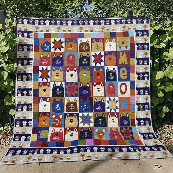 Cat D010714 Quilt Blanket