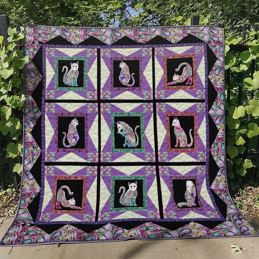 Cat D010716 Quilt Blanket