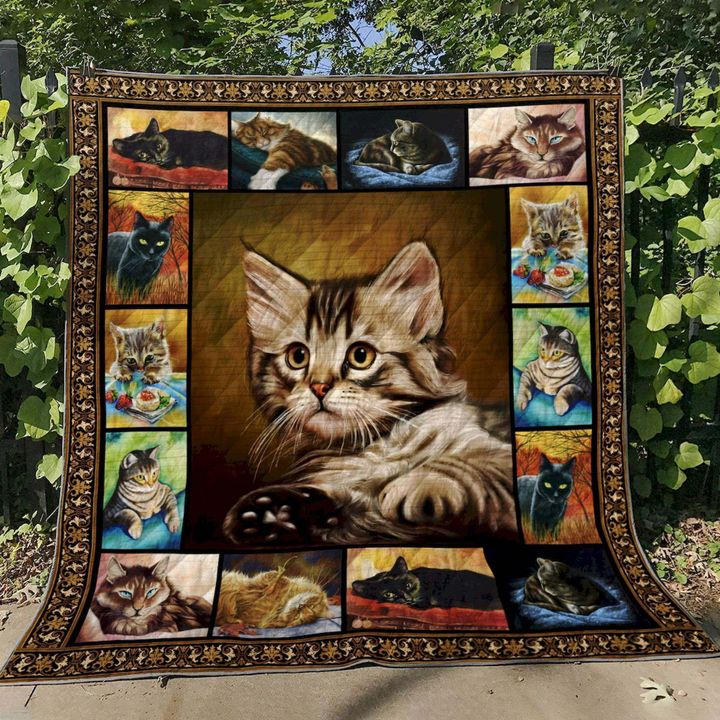 Cat D9022 Quilt Blanket