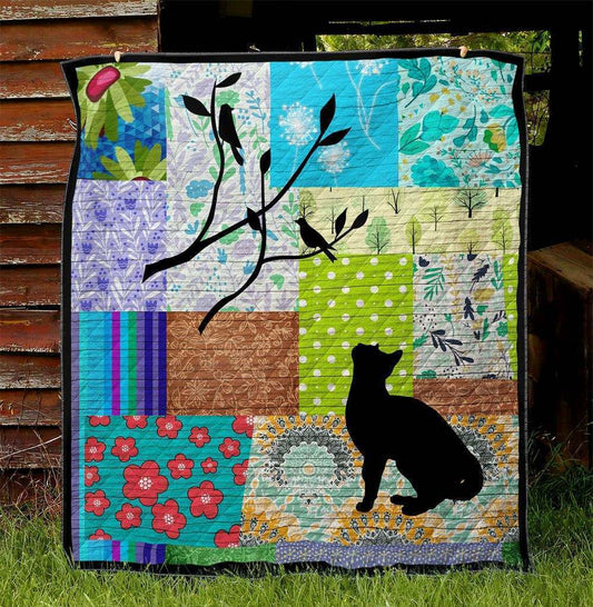 Cat DN130509 Quilt Blanket