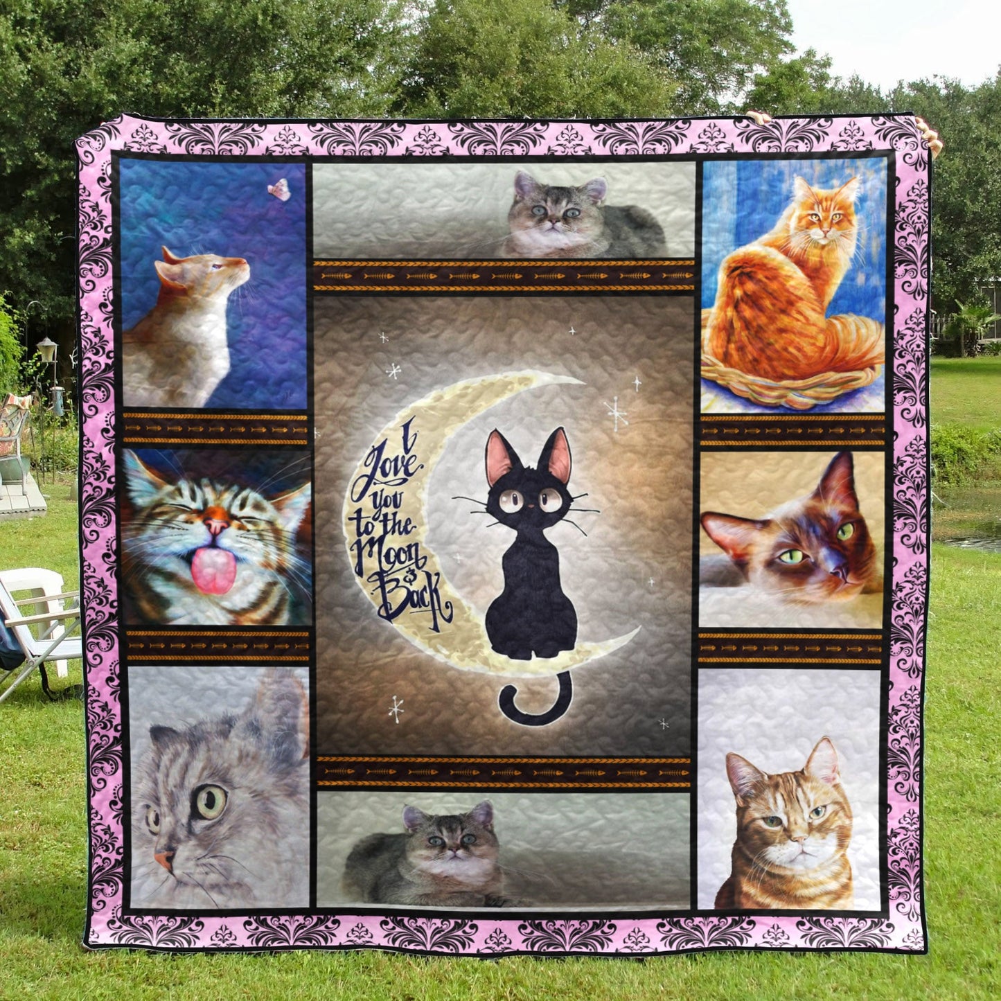 Cat Fairy Tails CLA31100711Q Quilt Blanket