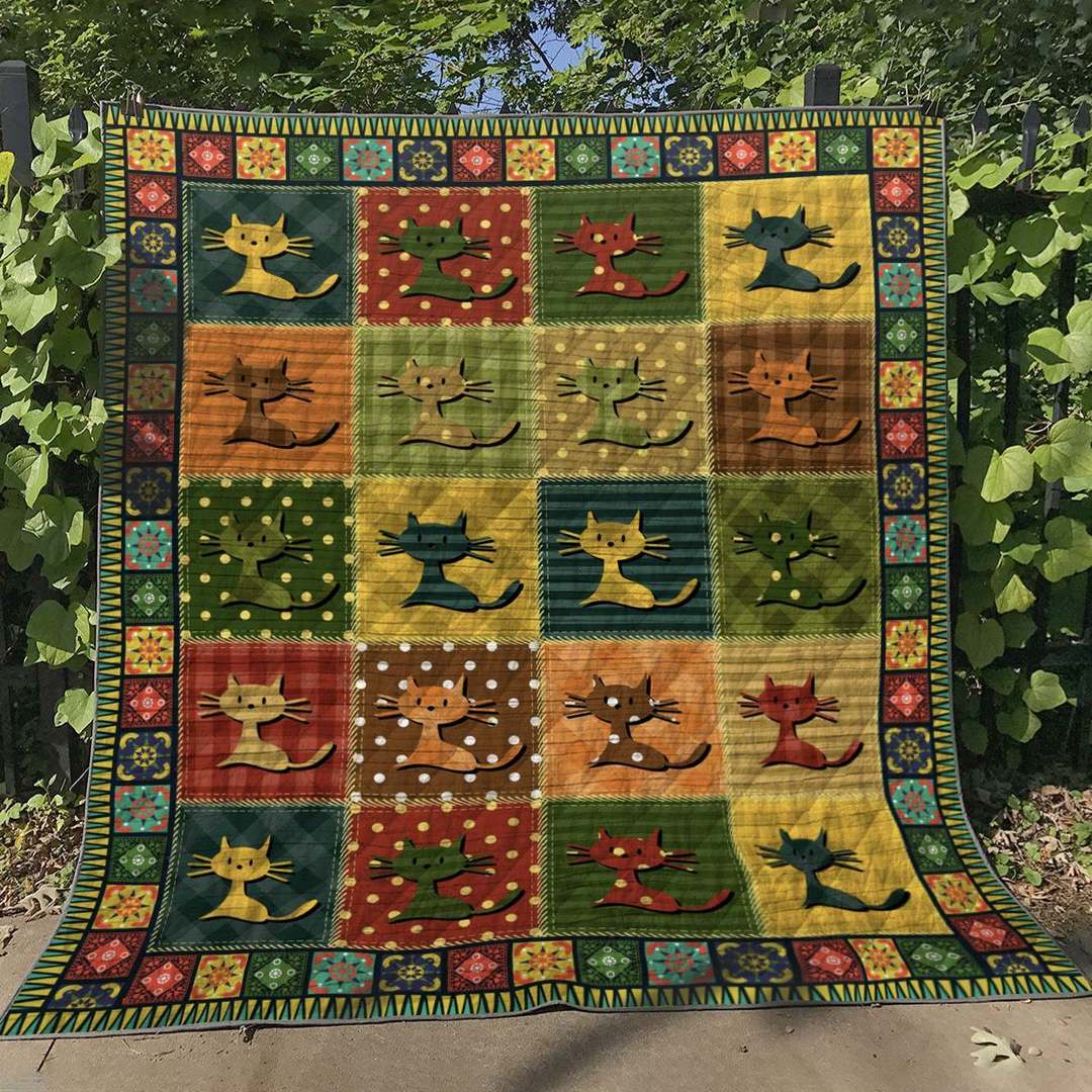 Cat HM240510 Quilt Blanket