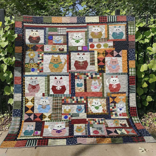 Cat HM250605 Quilt Blanket