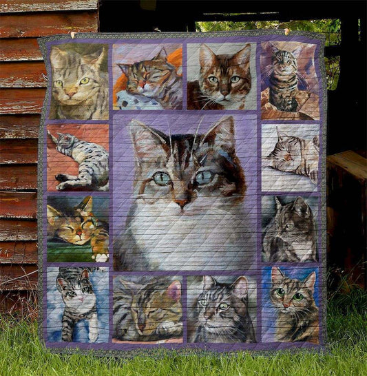 Cat LA130508 Quilt Blanket