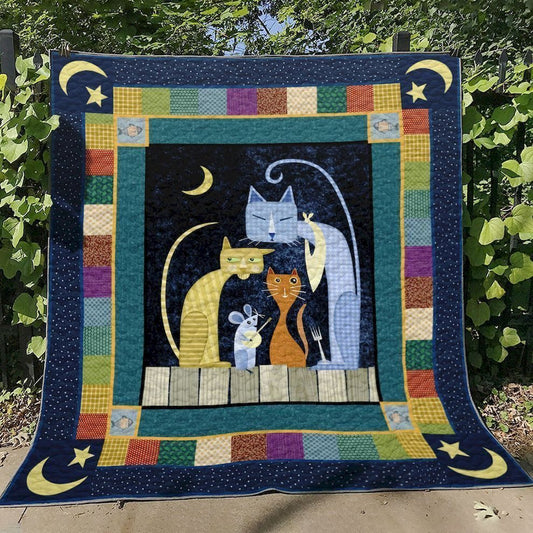 Cat ML280607 Quilt Blanket