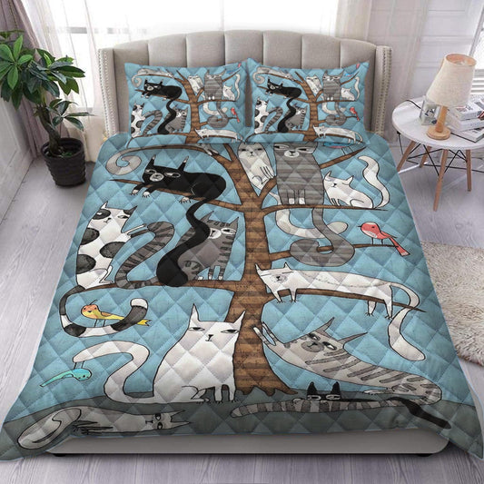 Cat Quilt Bedding Set HM1609002