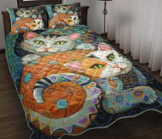 Cat Quilt Bedding Set TL150904