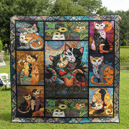 Cat Quilt Blanket MT190501M