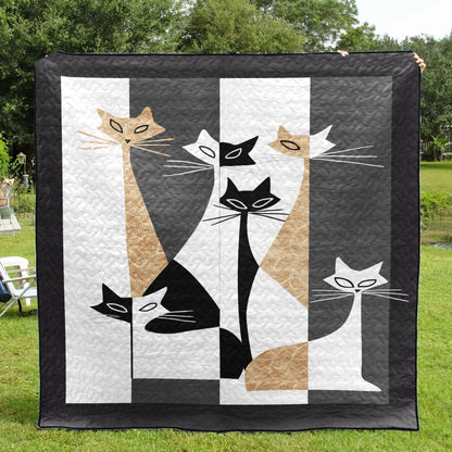 Cat TD10110379 Quilt Blanket