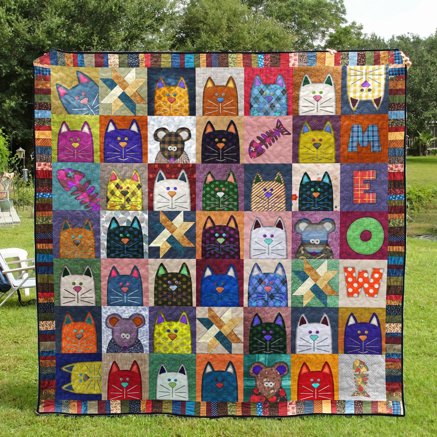 Cat TD14110229 Quilt Blanket