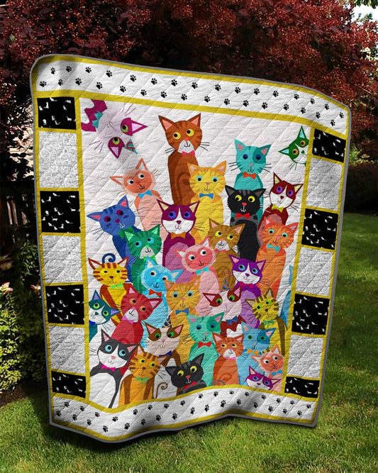 Cat TD1511154 Quilt Blanket