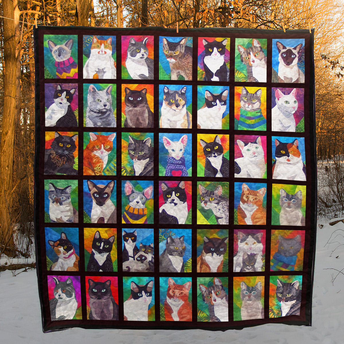 Cat TD21110768 Quilt Blanket