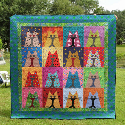 Cat TD21110769 Quilt Blanket