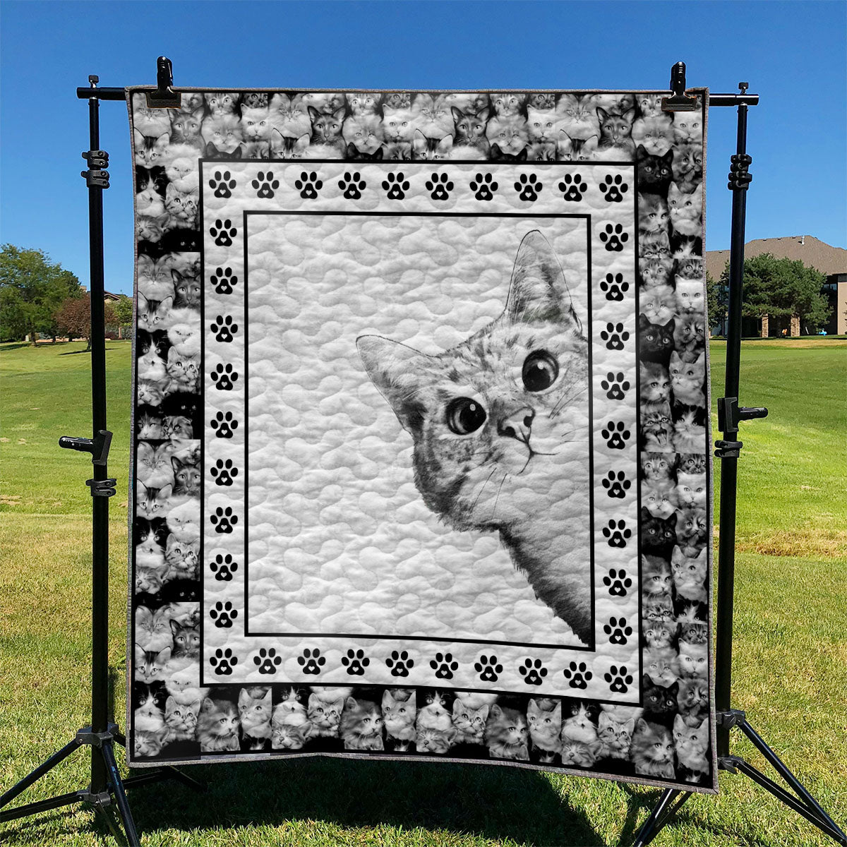 Cat TD2709225 Art Quilt