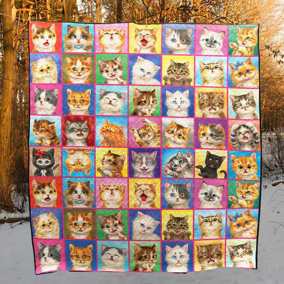 Cat TD2809261 Quilt Blanket