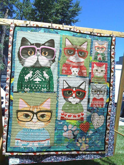 Cat TL090510 Quilt Blanket