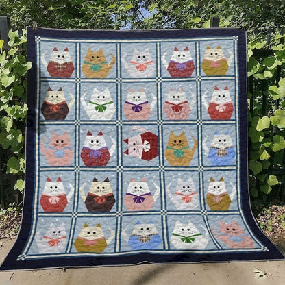 Cat TN240605 Quilt Blanket