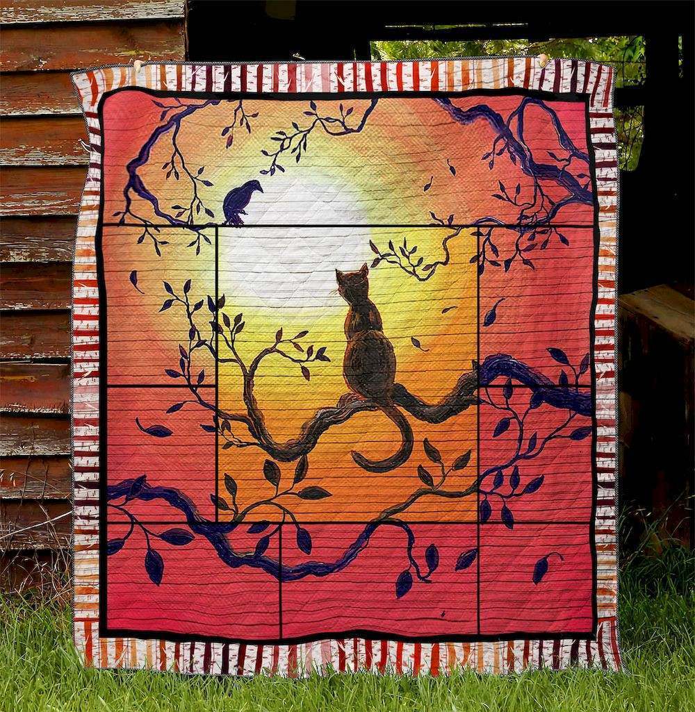 Cat Tree NN110506 Quilt Blanket