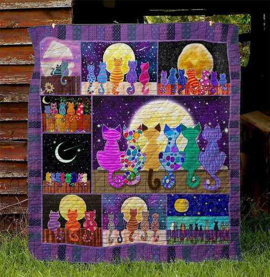 Cat VB130510 Quilt Blanket