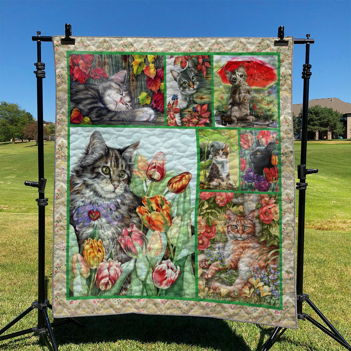 Cat YH2910462 Quilt Blanket