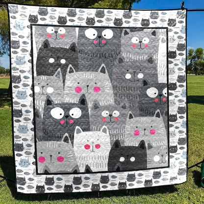 Cat YH2910468 Art Quilt