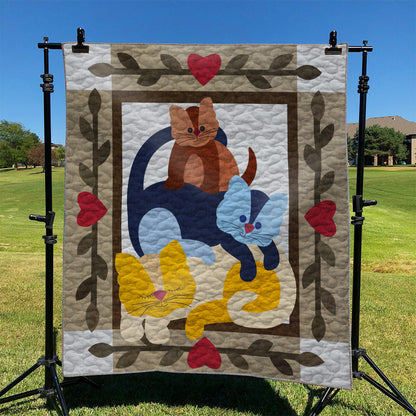 Cat YH3110618 Quilt Blanket