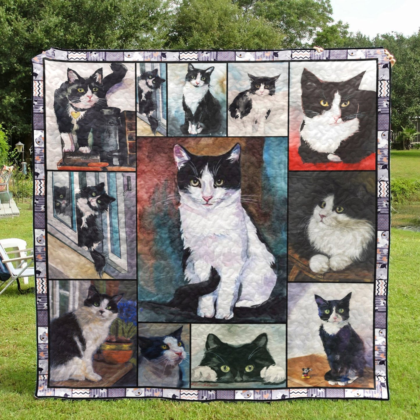 Cat YH3110685 Quilt Blanket