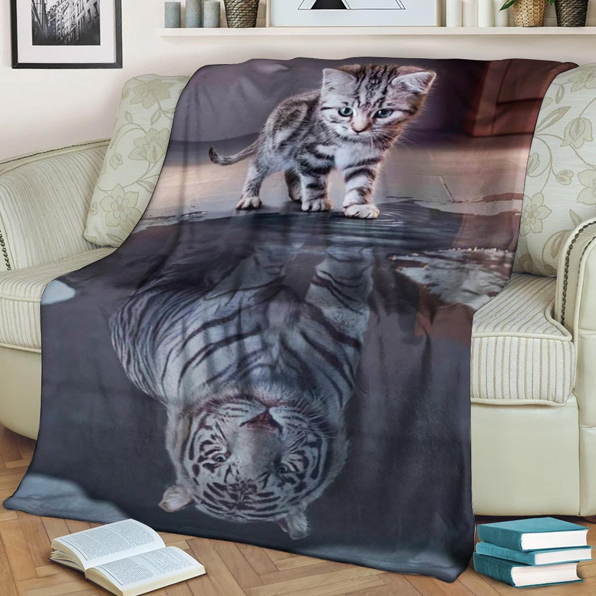 Cat BL0309019F Sherpa Fleece Blanket