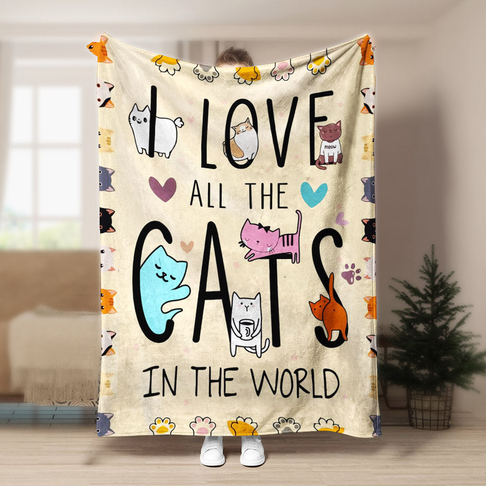 Cat CL260816MDF Sherpa Fleece Blanket