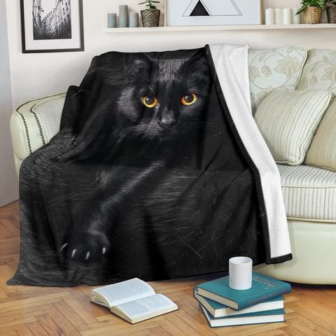 Cat CLA0910307F Sherpa Fleece Blanket