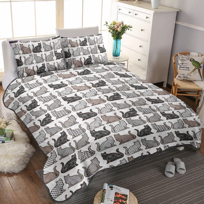 Cat CLM2210052B Quilt Bedding Set