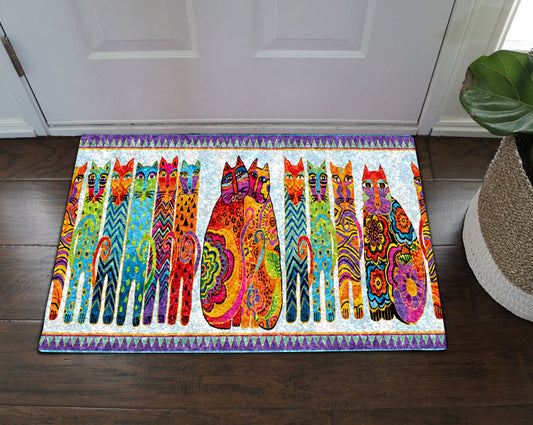 Cat Colorful VD25100052D Non-slip Door mats