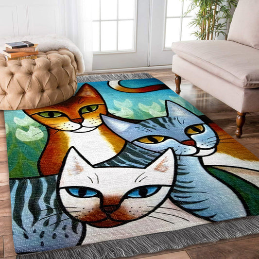 Cat DD230811O Decorative Floor-cloth