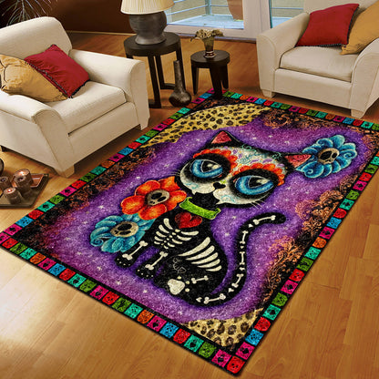 Cat Day Of The Dead BT0110030R Rug