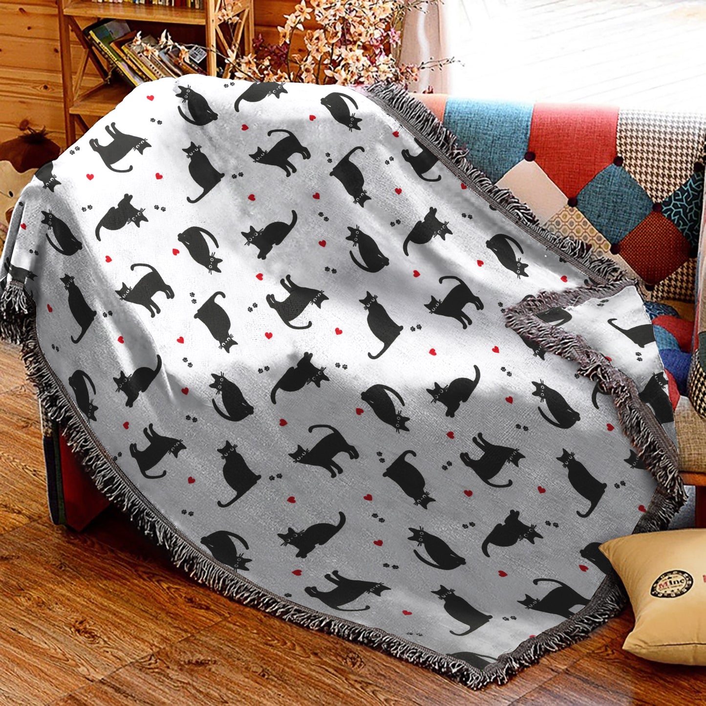 Cat HM2609033S Throw Blankets For Sofa
